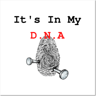 It's In My DNA,Love,fingerprint,heart,boyfriend,girlfriend,friends Posters and Art